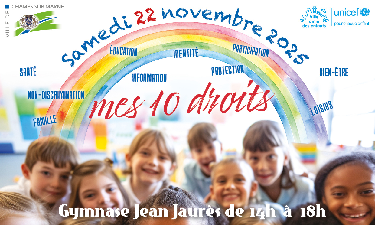 Journée internationale des Droits de l’enfant le 20 novembre à Champs-sur-Marne